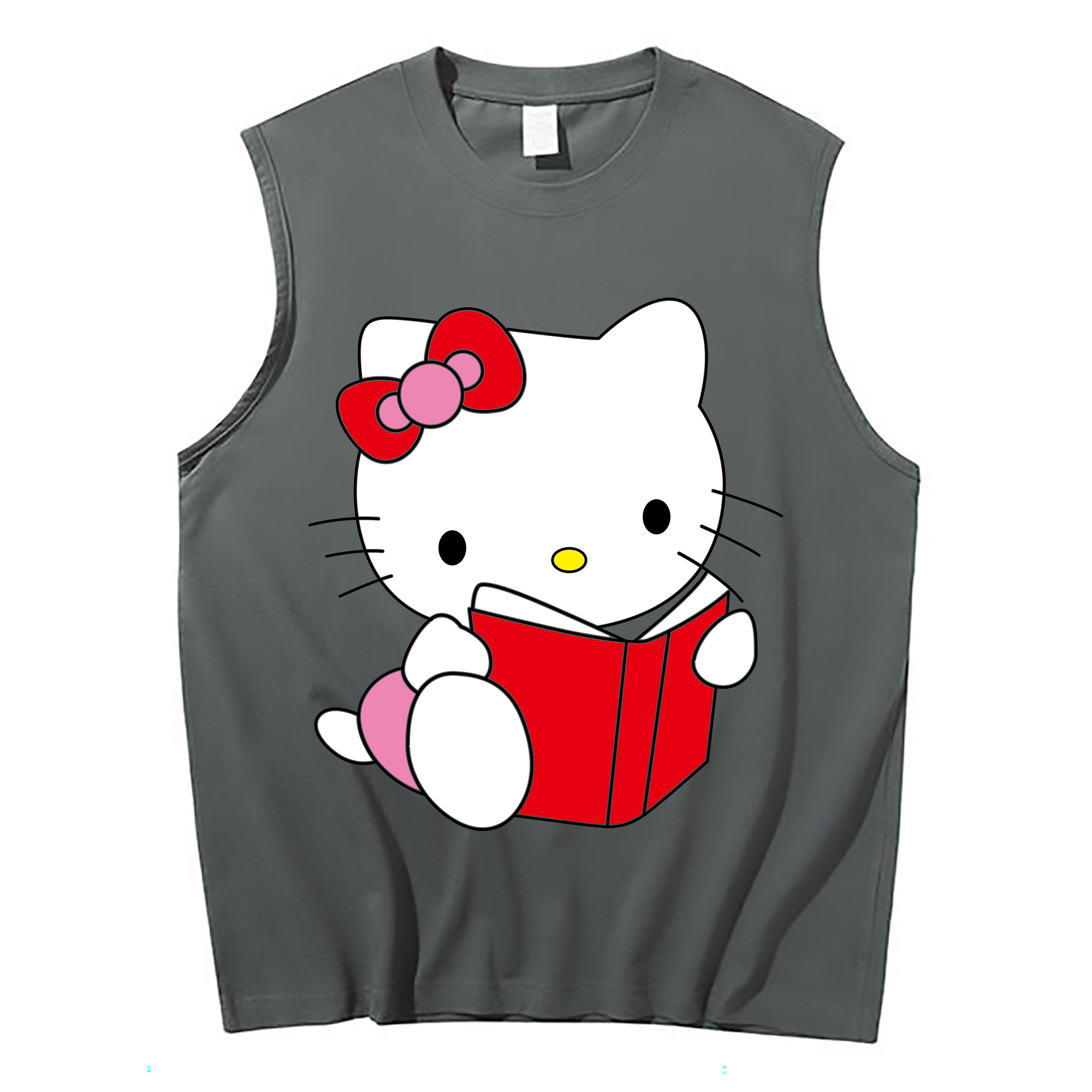 （画像用） Hello Kitty ハローキティ コットン100％タンクトップ（フロントプリント）
